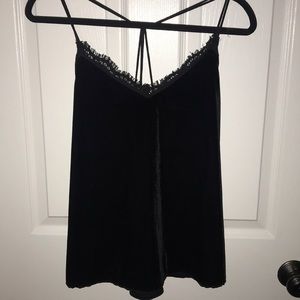 Velvet tank top